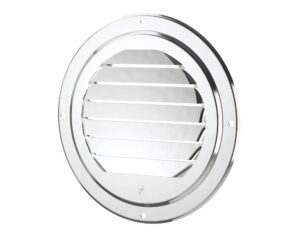 Louvered ventilator-127mm-stainless-steel